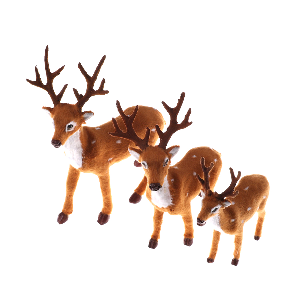 Nutcracker Figurine - New Christmas Simulation Plush Reindeer Xmas
