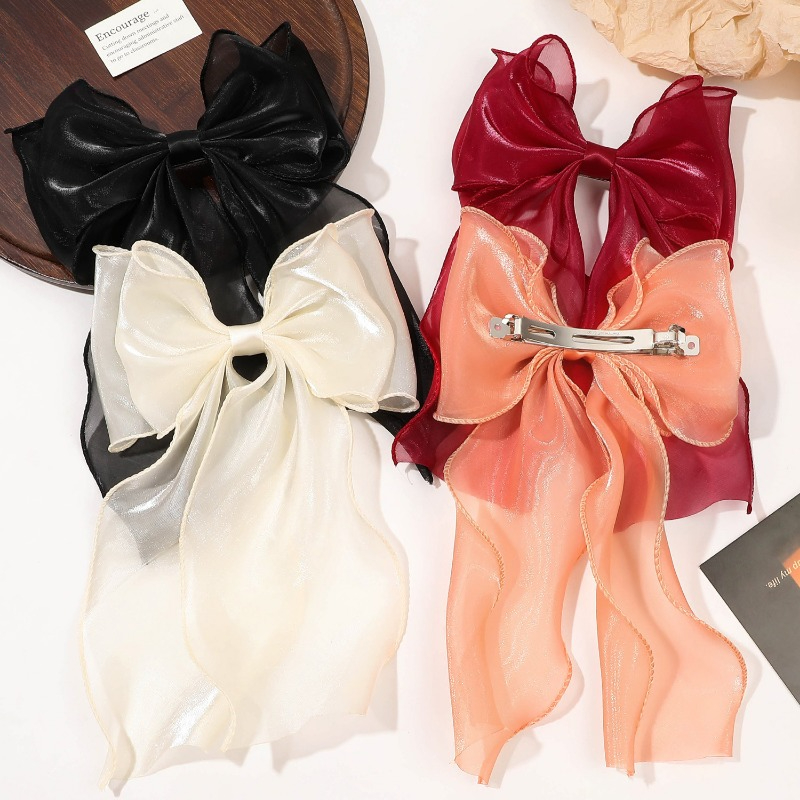 1pc Off - White Mesh Ribbon Bo - огляд і ціна Ribbon Bow Gift