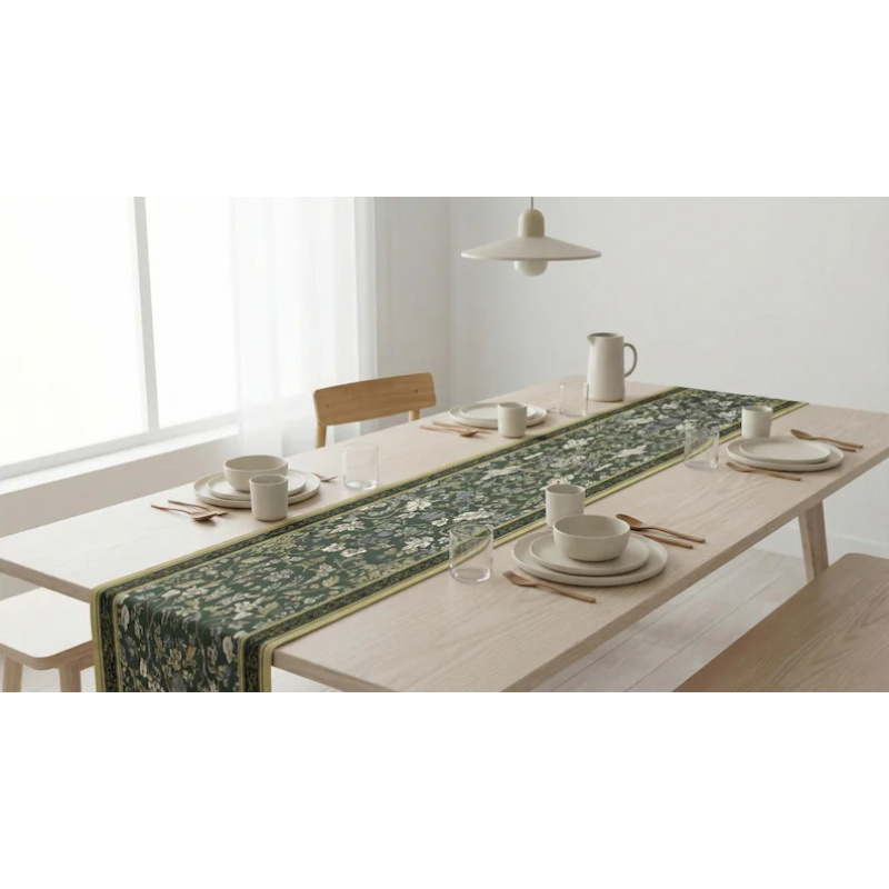 VIKAMA Art Deco Floral Table R - огляд і ціна Christmas Table Runner