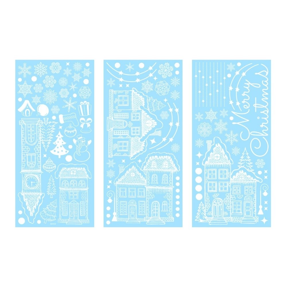 PVC Christmas Window Sticker S - огляд і ціна Snowflake Window Decal
