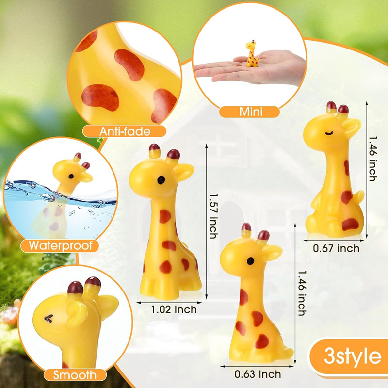 5/10 Pcs Mini Resin Giraffe Mi - огляд і ціна Nutcracker Figurine