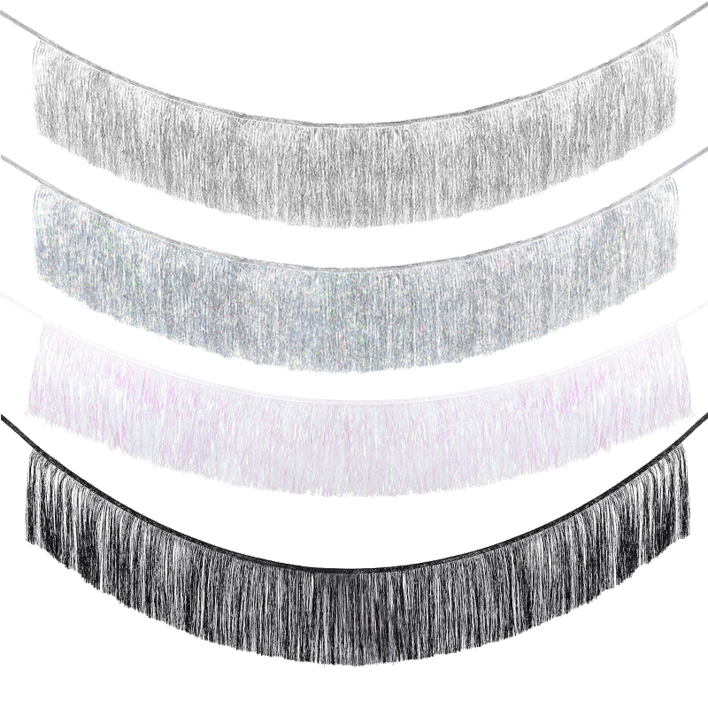 1.5M Foil Fringe Garland Ornam - огляд і ціна Tinsel Garland Decoration