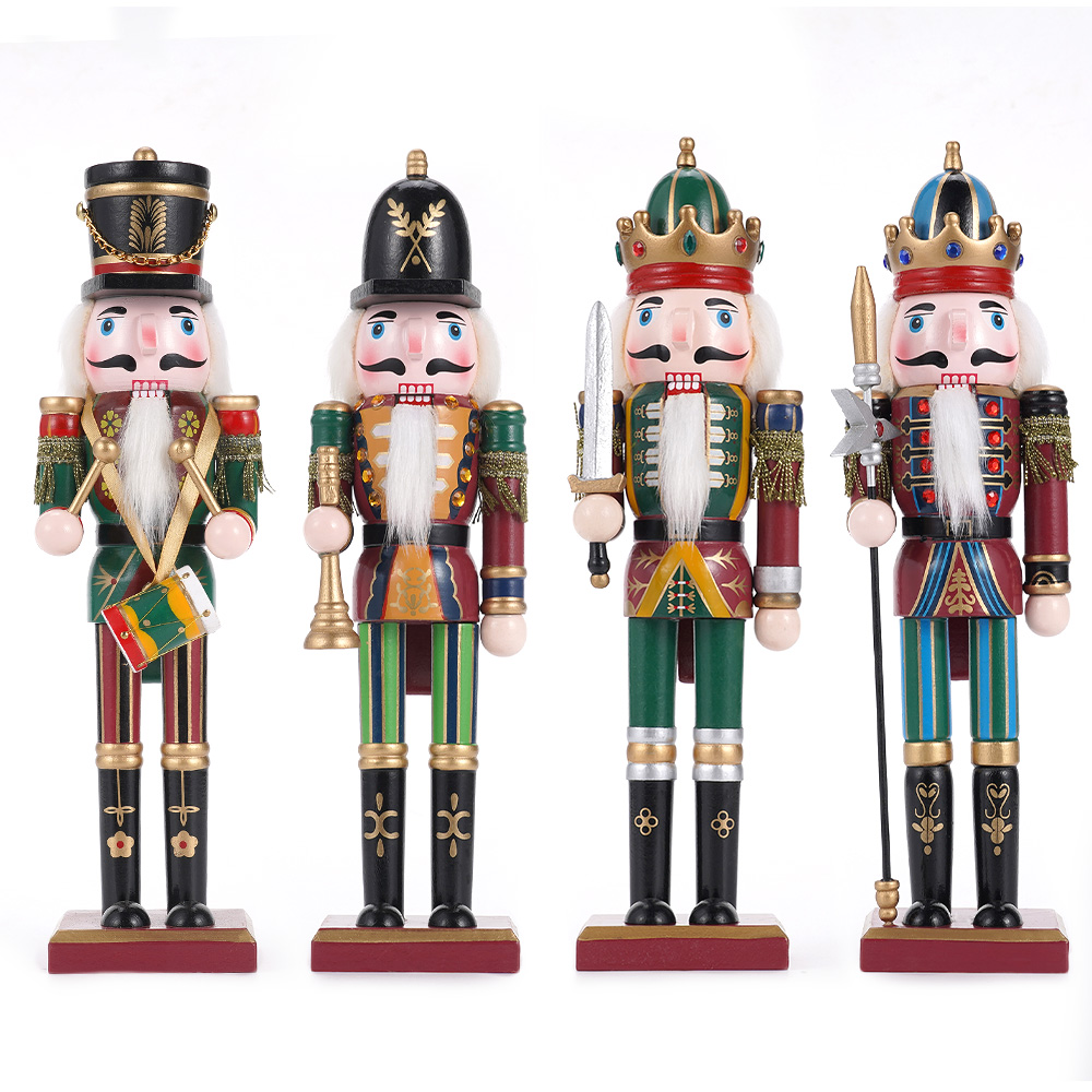 30CM Wooden Nutcracker Christm - огляд і ціна Nutcracker Figurine