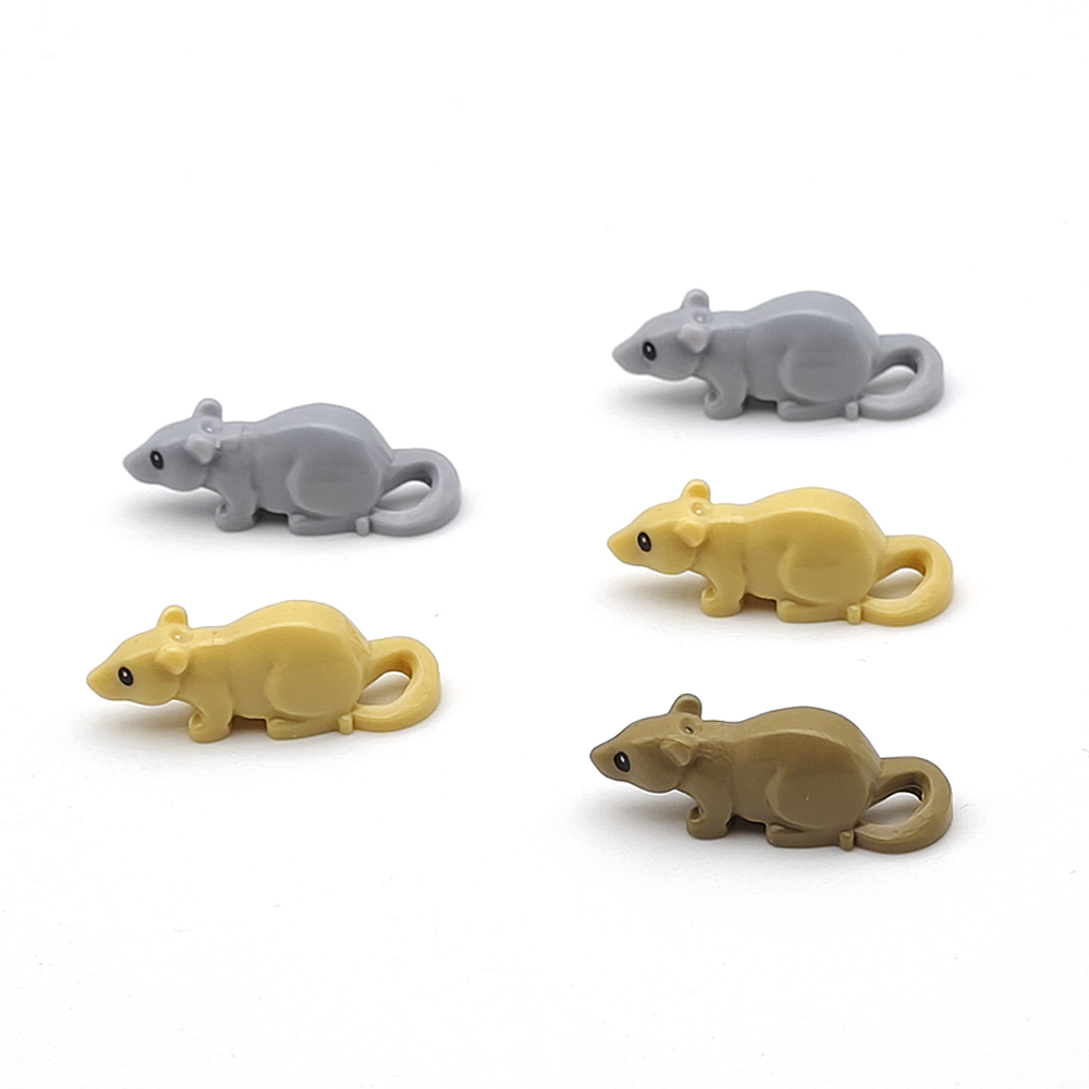 5pcs MOC City Animal Mouse Bui - огляд і ціна Lego Set City