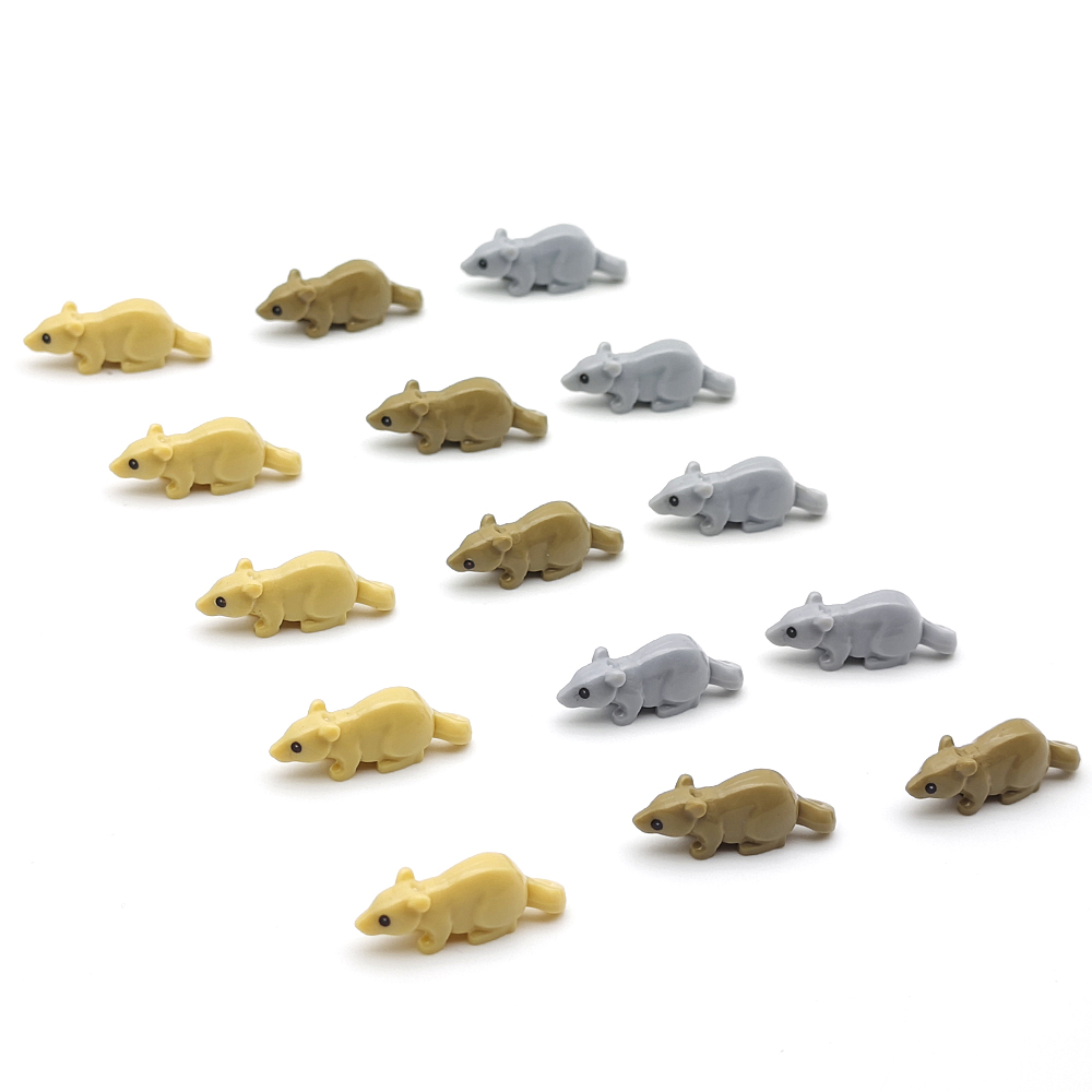 5pcs MOC City Animal Mouse Bui - огляд і ціна Lego Set City