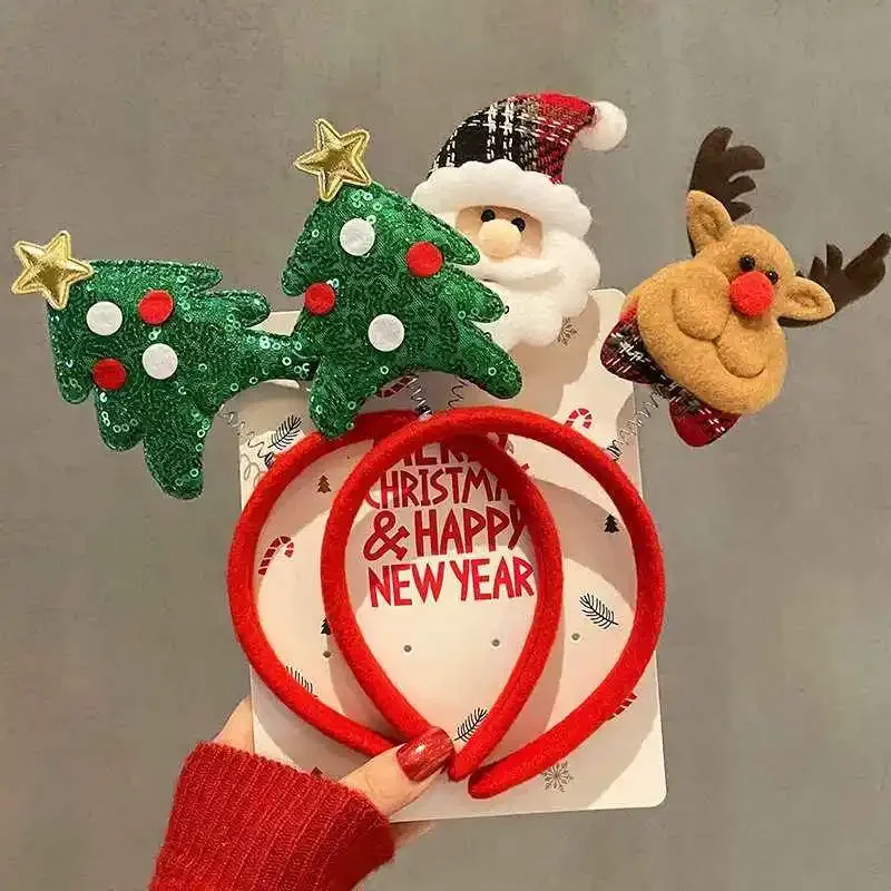 10pcs Christmas Hairband Party - огляд і ціна Reindeer Antlers Headband