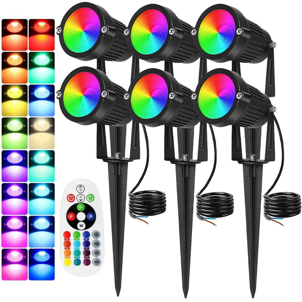 RGBW Landscape Lighting 10W wi - огляд і ціна Christmas Lights Outdoor