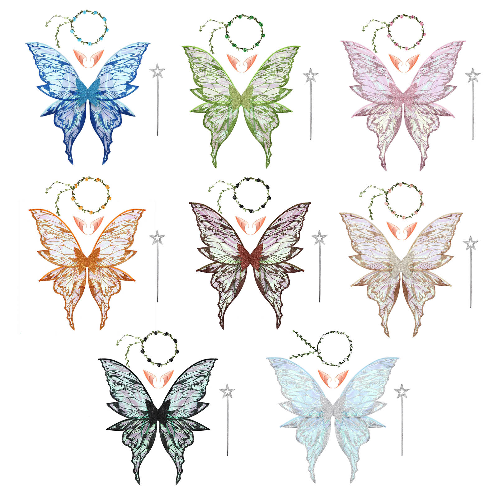 Butterfly Fairy Elf Costume Wi - огляд і ціна Elf Costume Christmas