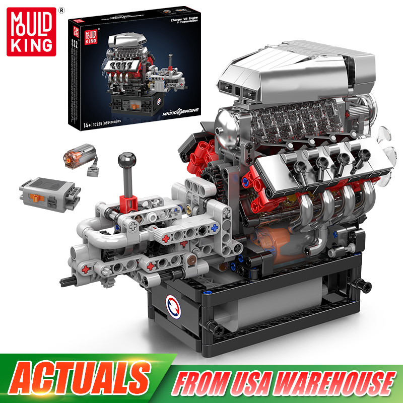 Mould King 10225 Technical Eng - огляд і ціна Lego Set Technic