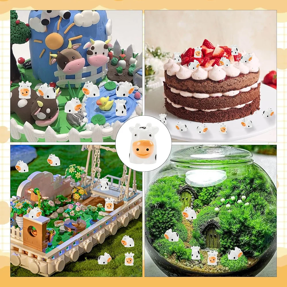 100Pc Mini Cow Figurines Resin - огляд і ціна Nutcracker Figurine