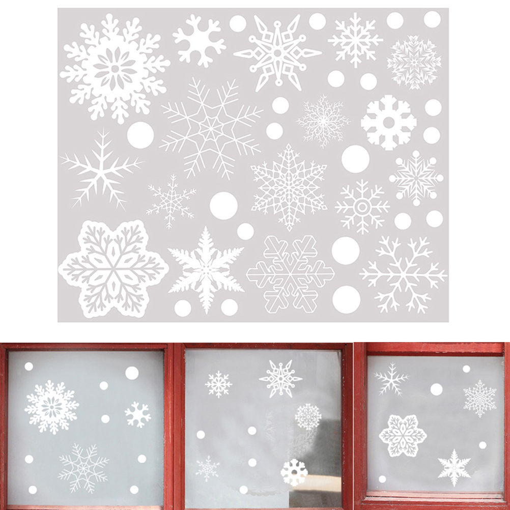 37PCS Gift Xmas Festival Suppl - огляд і ціна Snowflake Window Decal
