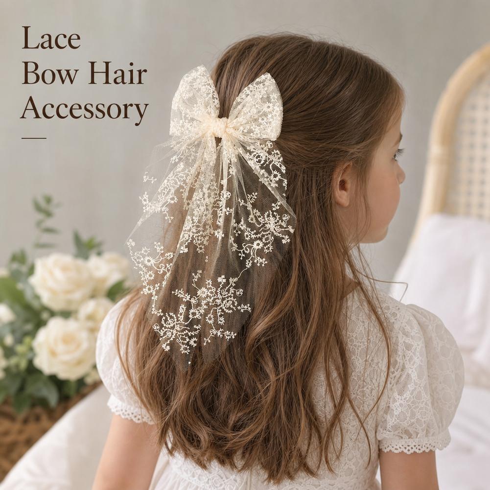 Kawaii Lace Bow Ribbon Hair Cl - огляд і ціна Ribbon Bow Gift