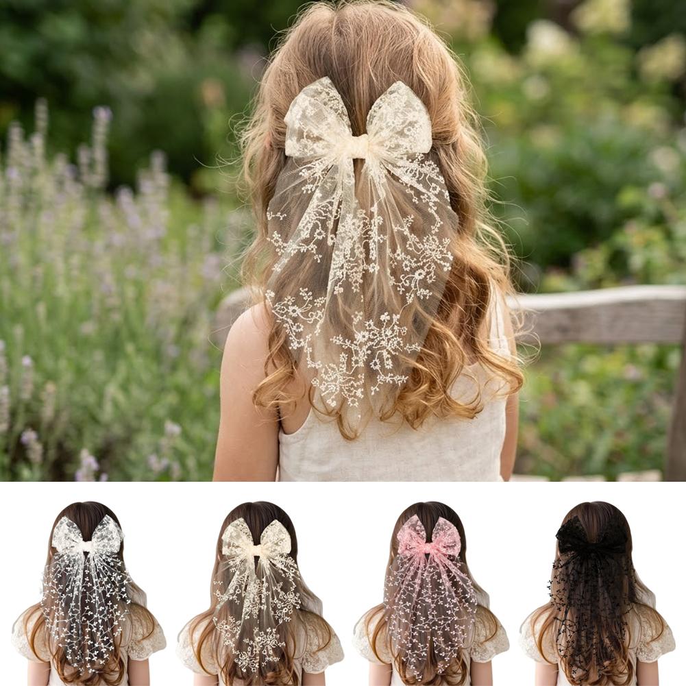 Kawaii Lace Bow Ribbon Hair Cl - огляд і ціна Ribbon Bow Gift