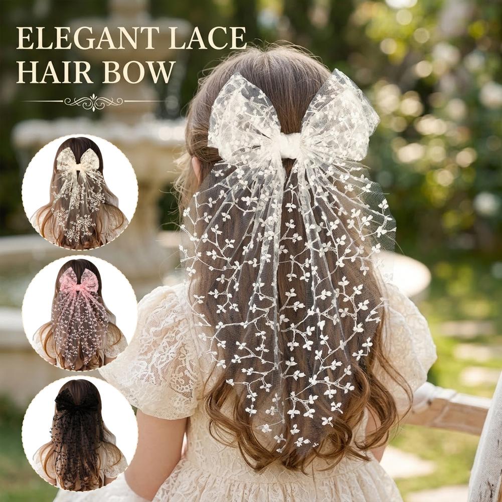 Kawaii Lace Bow Ribbon Hair Cl - огляд і ціна Ribbon Bow Gift