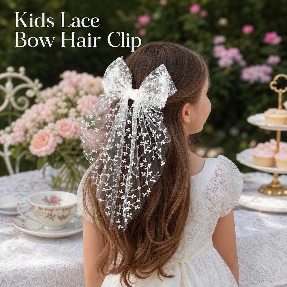 Kawaii Lace Bow Ribbon Hair Cl - огляд і ціна Ribbon Bow Gift